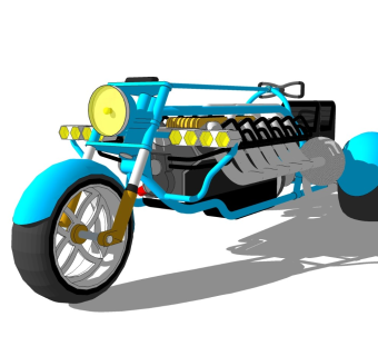 超精细摩托车模型 (93)